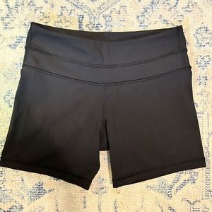 LuluLemon Black Low-Mid Rise Shorts